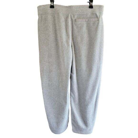 Patagonia Women's Shearling Crops Size XL Sweatpants Salt Grey NWT - Picture 2 of 5